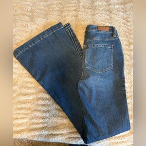 Shyanne Dark Blue Flare Women's Jeans